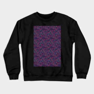 Neon Hexagons Crewneck Sweatshirt